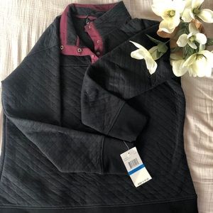 SPYDER QUILTED HALF SNAP PULLOVER